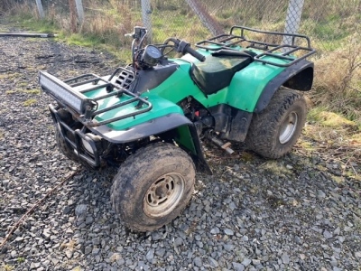 Kawasaki 300cc quad, new carb put in it