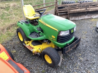 John Deere 740 lawnmower starting but not mowing