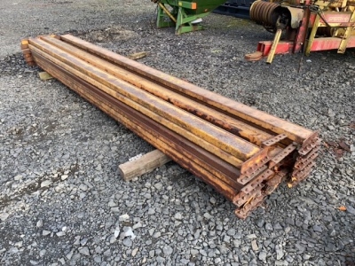 18 x 5'x2'x11ft4' long pallet racking beams