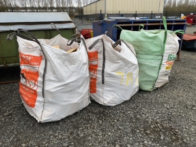 3 x tote bags of firewood