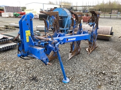 3 furrow reversible slatted board Rabe plough