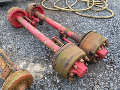 2 x lorry axles 10 stud