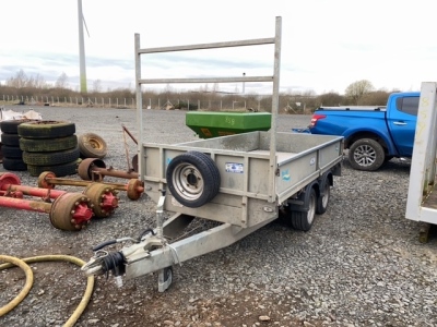 10 x 6 mcm flat bed trailer 4yr old