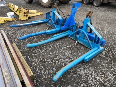 Double bale lifter 3 point linkage