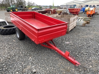 Small tractor tipping trailer ideal for garden work 8'x4'