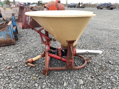 5 cwt vicon manure sower with stainless steel spout