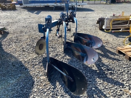 3 furrow spring release plough