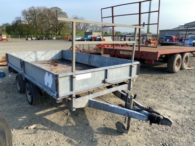 12 x 6.6 Hudson flat bed trailer