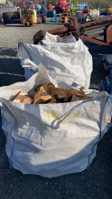 3 x tote bags of firewood