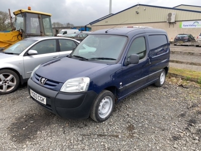 2003 Peugeot Partner 600LX HDI 1997cc, MOT Dec 21, YG0 3CGK, 270,000miles, new engine fitted, new timing belt, new water pump