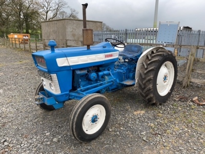 1967 PreForce Ford 3000 tractor and key, has V5 registration certificate which will be transferred to new owner, good original tractor, engine, gearbox 100% starts first time everytime, pto clutch not working, one position in spool valve may be slower whe