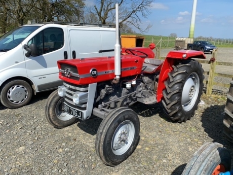 Massey 135 tractor and taxbook key JBX 716J