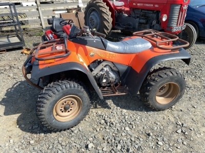 Orange 454 Bear claw quad, runs but needs work