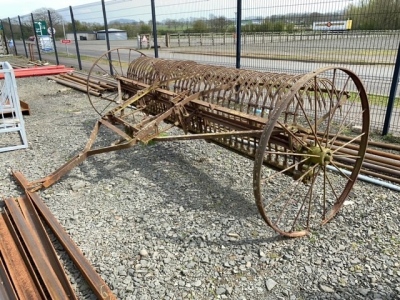 Antique hay rake