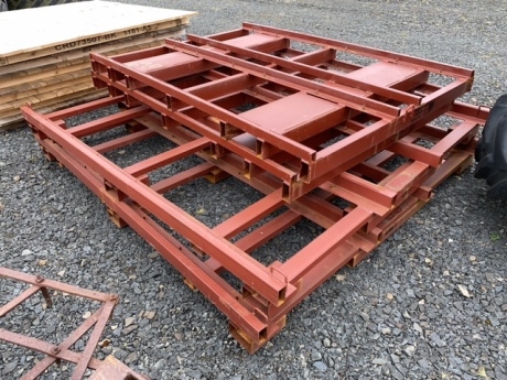 4 x steel pallet sections