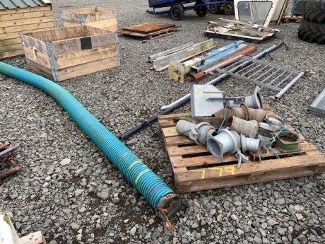 Slurry tanker parts and lift hose