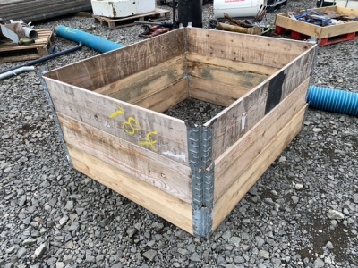 3 x collapsable boxes for flower beds