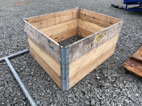 3 x collapsable boxes for flower beds