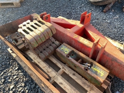 John Deere weights and carrier