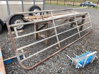 12ft galvanised gate