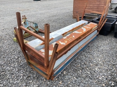 3 x double cattle feed troughs