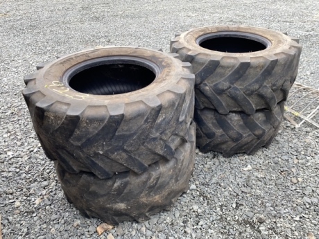 4 x tyres 405-70-20 for handler