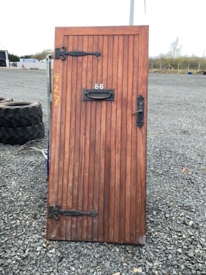 Mahogany door
