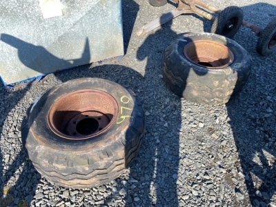 2 x tyres and rims 14-16