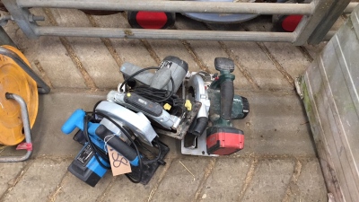 Job lot of 2 rip saws