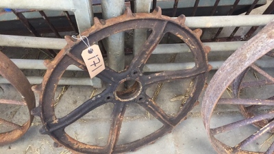 Cast iron wheel