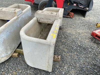 Concrete water trough