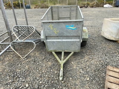 MCM Quad trailer with dividing gate and back door sheep gate and ramp