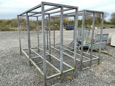 Galvanised pallet rack