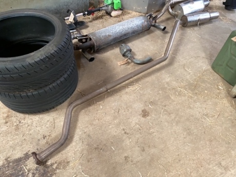 Stainless steel exhaust Wolf race 2" pipe