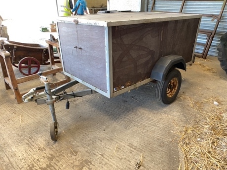 6 x 3 box trailer to suit quad, lights working and factory made