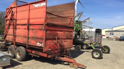 Teagle tougans silage trailer twin axle 8tn
