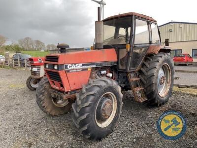 1594 Case tractor, 4 wheel drive, with key