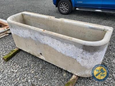 Concrete water trough