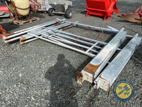 Air operated cattle gates