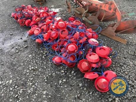 Approx 120 chick feeder trays