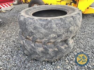 2 x Goodyear tyres 420-70-28