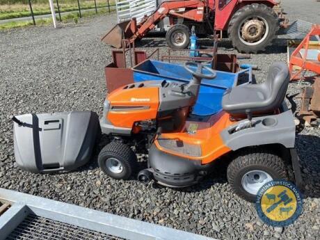 Reps of J McNeill Deceased - Husquvanna ride on lawnmower, keys in office