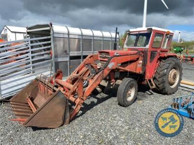 Reps of J McNeill Deceased - 165 Massey Ferguson tractor complete with front loader, bucket and graipe
