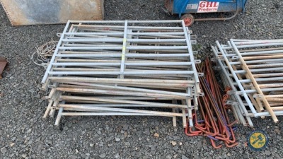 Reps of J McNeill Deceased - Sheep and cattle hurdles with gates and pins