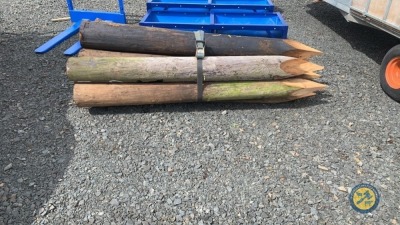 10 x approx 8ft straining posts telephone poles