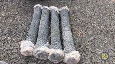4 x rolls of chain link wire