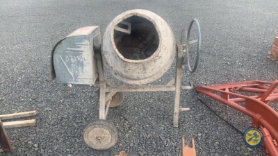 Electric driven cement mixer