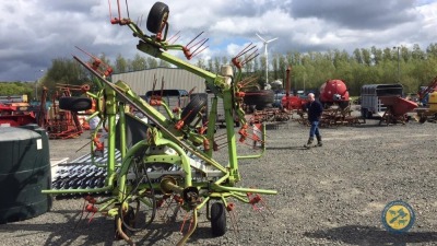 Claas volto 770 tedder with shaft