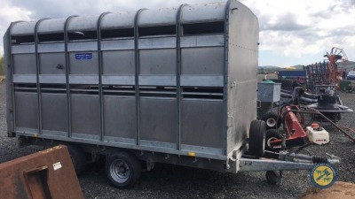 Ifor Williams Cattle trailer 12x6'6" with fold down sheep decks & cattle gate through workshop