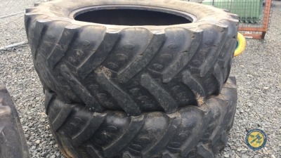 2 x Agrimax tyres 520-70-R38